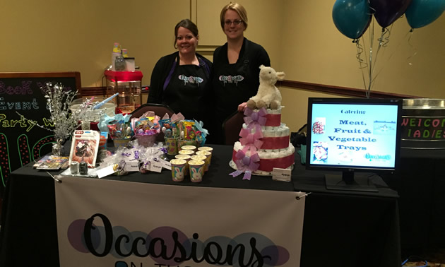 Erika Schlichting and Ruby Kozicky have recently launched Occasions On The Go Event Planning Inc. in Cranbrook, B.C.
