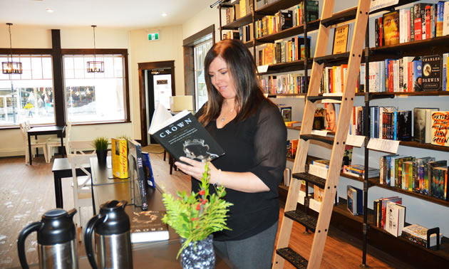 Brandi O’Neil, owner of the Paper and Cup bookstore in Kimberley.
