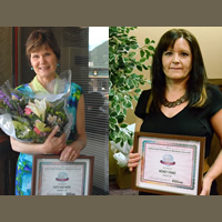 Patty Axenroth and Wendy Franz two of last year's Kootenay Influential Women in Business
