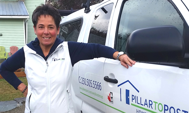 Sandy Byers of Pillar to Post Home Inspectiors in Nelson, B.C.