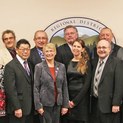 The board of directors for the Regional District of Central Kootenay consists of one representative from each of 11 electoral areas and nine municipalities. 