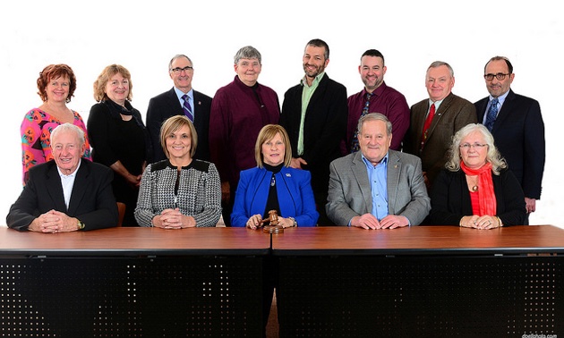 The 2016 board of directors of the Regional District of Kootenay Boundary