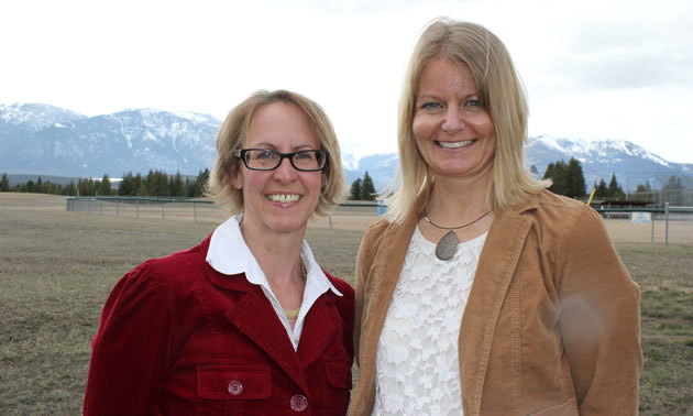 (L to R) Roberta Hall and Laurie Klassen are the chair and executive director, respectively, of the Columbia Valley Community Foundation.