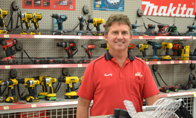 Randy Horswill, owner of the Home Hardware store in Nelson, B.C.