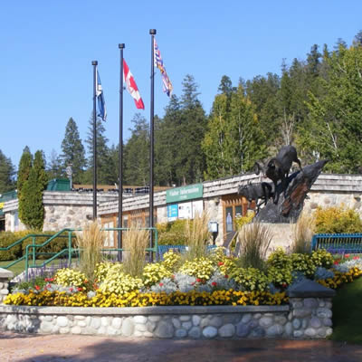 The Radium Hot Springs Visitor Information Centre, chamber of commerce and tourism centre are housed in one building.