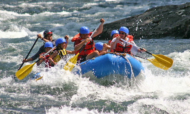 Whitewater rafting is one of many activities available through Get Lost Adventure Centre in Rossland, B.C.