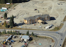 An aerial view of the Ramada construction site in Creston.