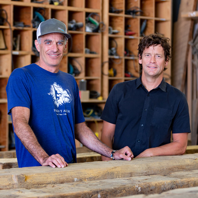(L to R) Randy Richmond and Ted Hall, owners of Spearhead Inc.