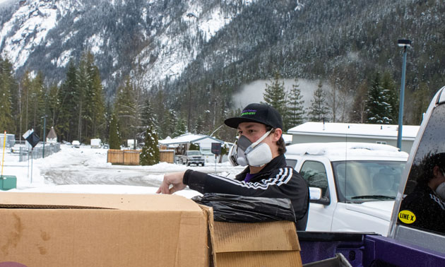 Chandler Lang, owner of Revelstoke Delivery.