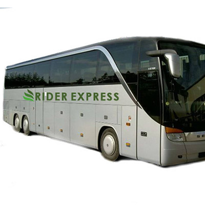 Picture of Rider Express bus. 