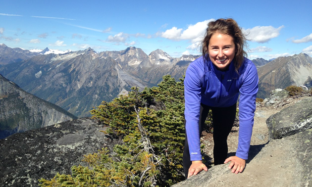 Rylee Christenson, shown here in Glacier National Park, became the manager of the Creston Valley Farmers Market in April 2018.