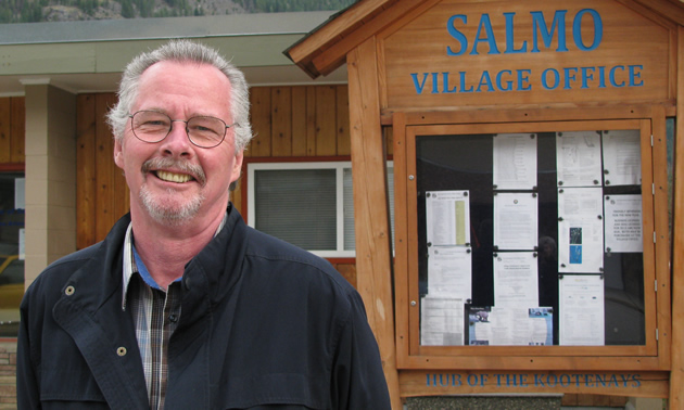 Stephen White was elected mayor of Salmo, B.C., in November 2014.