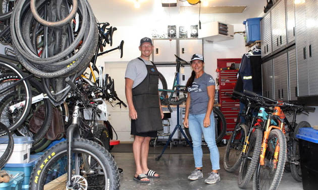 Owners of Sasquatch Cyclery. 