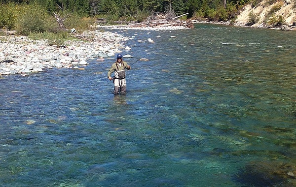 Scott Deydey of Wigwam Media fly fishing on his down time. 