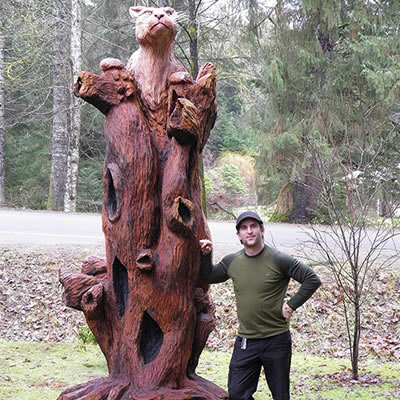 One of the courses features chainsaw Vancouver Island artist Kevin Lewis who will spend three days teaching skills on the Tenth Street Campus.