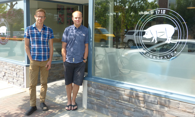 Nathan Troxel and Lee Tengum own and operate a small business in Cranbrook, B.C.