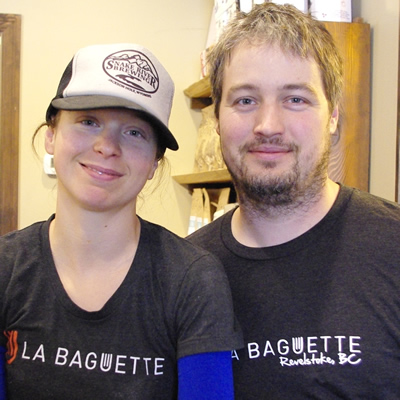 Sonia Ratté and Olivier Dutil own and operate La Baguette Catering and Le Marché Gourmet specialty food store in Revelstoke, B.C.