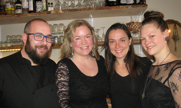 Tamara Mercandelli, Christel Hagn and Caitlin Berkhiem are the owners of Soulfood restaurant in Cranbrook, B.C.