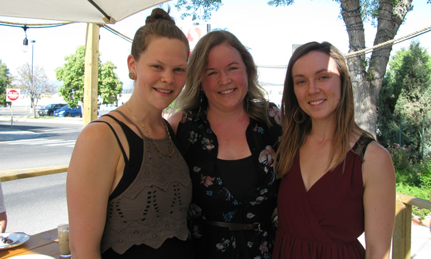 (L to R) Caitlin Berkhiem, Tamara Mercandelli and Christel Hagn are looking forward to reopening Soulfood restaurant in the Mount Baker Heritage Hotel