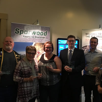 The 2016 Business Excellence Awards in Sparwood were presented on October 26