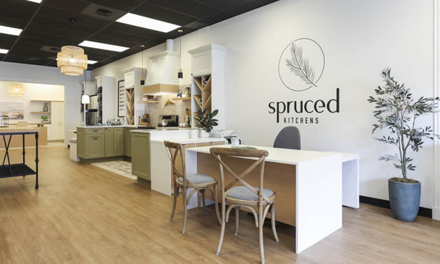 Kitchen design showroom for Spruced Kitchens