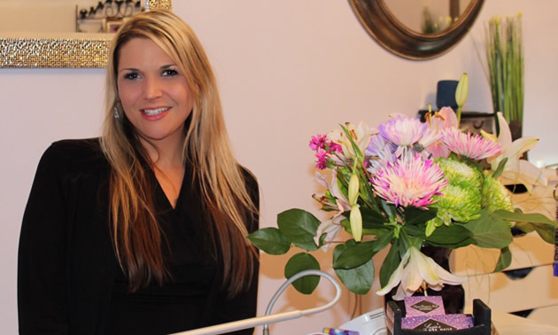 Suzie LaRose of Suzie's Designer Nails is a young entrepreneur in Castlegar, B.C.