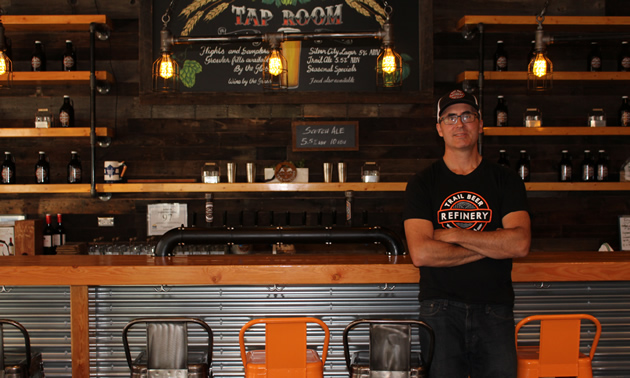 Owner of Trail Beer Refinery Mike Konkin. 