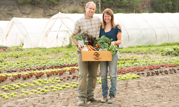 Rob Jay and Terra Park own and operate Terra Firma Farms in Revelstoke, B.C.