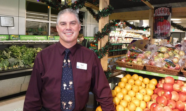 Ted Murrell is the general manager of Save-On-Foods in Nelson, B.C.