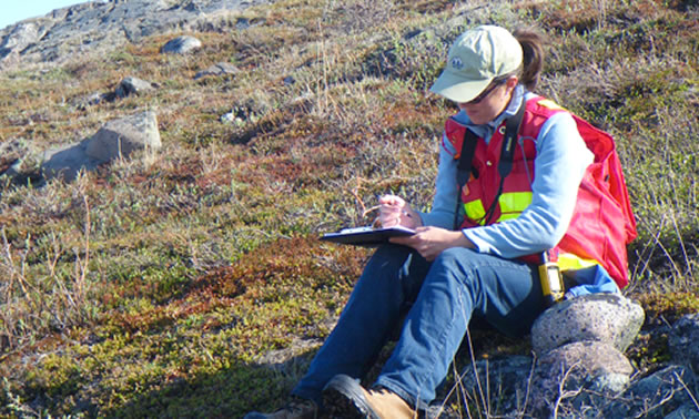 Photo of student making notes