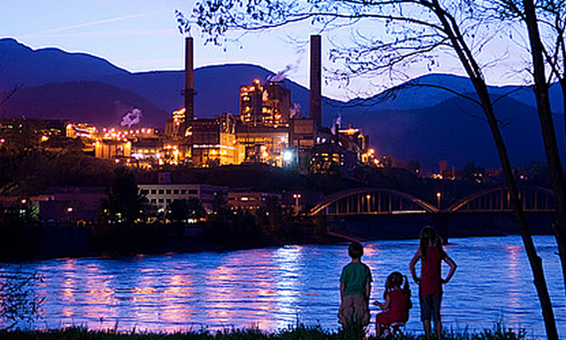 Teck's smelter at Trail, B.C.