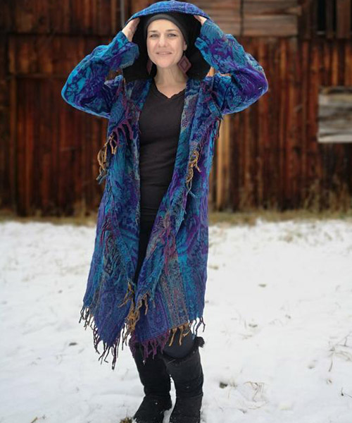 The colourful and funky Denton jacket is one of Arcane Coda’s best-selling items.  
