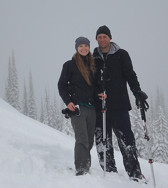 Trent Mason enjoys the outdoor paradise of the Kootenays with his wife, Emily Chambers.