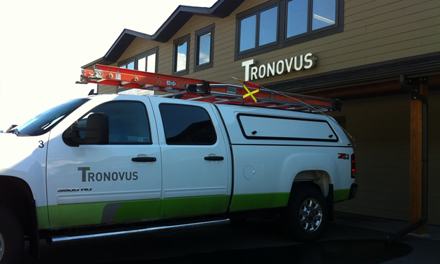 Photo of newly rebranded Tronovus building