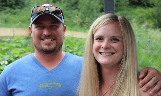 Troy Pyett and Carly Hadfield of the Lion's Head Smoke & Brew Pub in Castlegar, B.C.