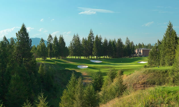 A view of The Springs golf course in Radium Hot Springs, B.C.
