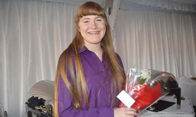 Jelena Jensen, youth volunteer of the year