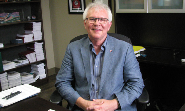 Wayne Stetski, MP for Kootenay Columbia, at his office in Cranbrook, B.C.