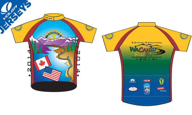Jersey image for the 6th annual WaCanId cycling event