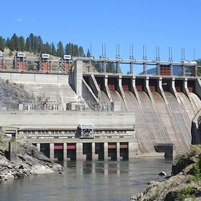 Waneta Dam in Trail, B.C. 