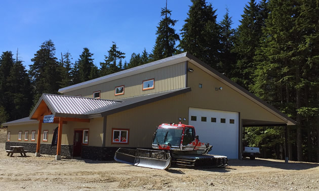 The Snowmobile Welcome Centre is a popular new amenity in Revelstoke, B.C. 