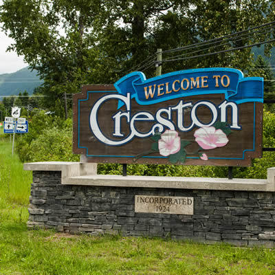 Creston, B.C., has a thriving business community.