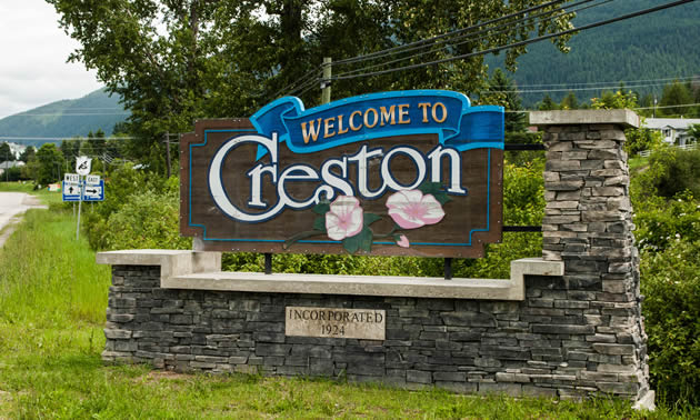 Creston, B.C., has a thriving business community.
