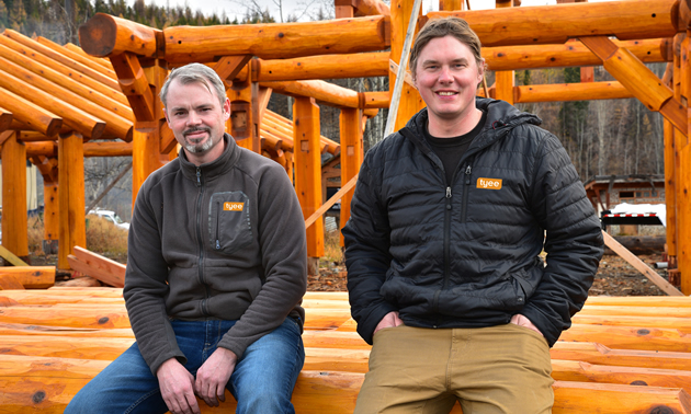 Rob Wheeler (L) and Carl Lauren brought Tyee Custom Homes to Kimberley, B.C., in 2005