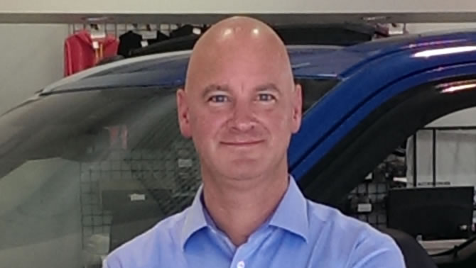 Picture of Andrew Moore, new GM at Fernie Ford.