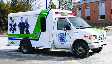 Photo of COTR Paramedic program's ambulance