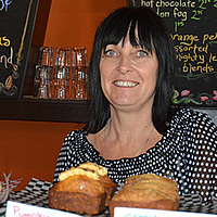 Linda Black at Baker's Beanery