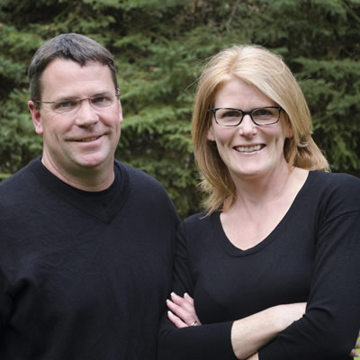 Well-know Nelson area couple, Karen and Chuck Bennett. 
