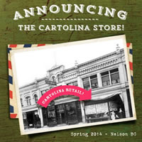 Photo of the New Cartolina Cards Inc. building in Nelson, BC