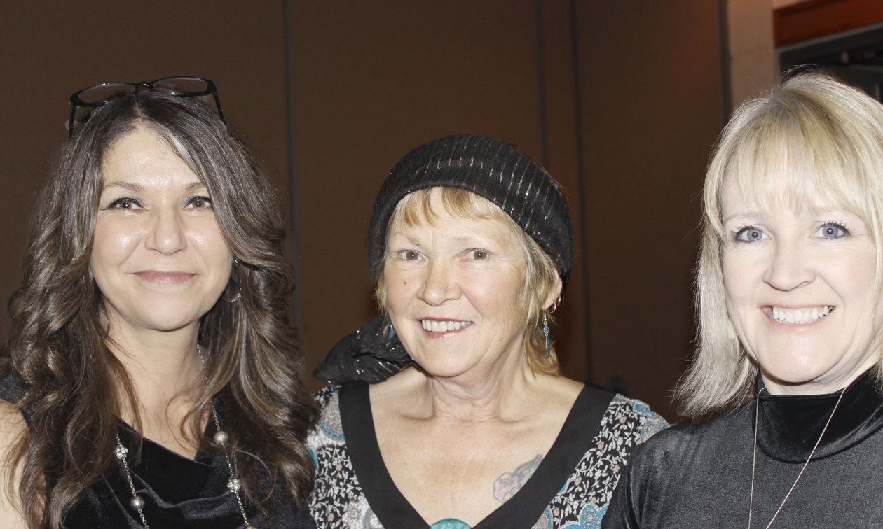 (L to R) Tammy Verigin-Burk, Susan Stewart and Anna Kaytor of the Castlegar & District Chamber of Commerce. Photo courtesy Tammy Verigin-Burk